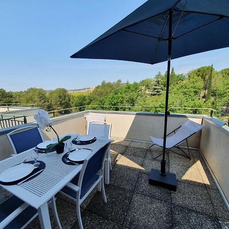 Le Blanc-Martel - Piscine, Climatisation & Parking Appartement Gréoux-les-Bains Buitenkant foto