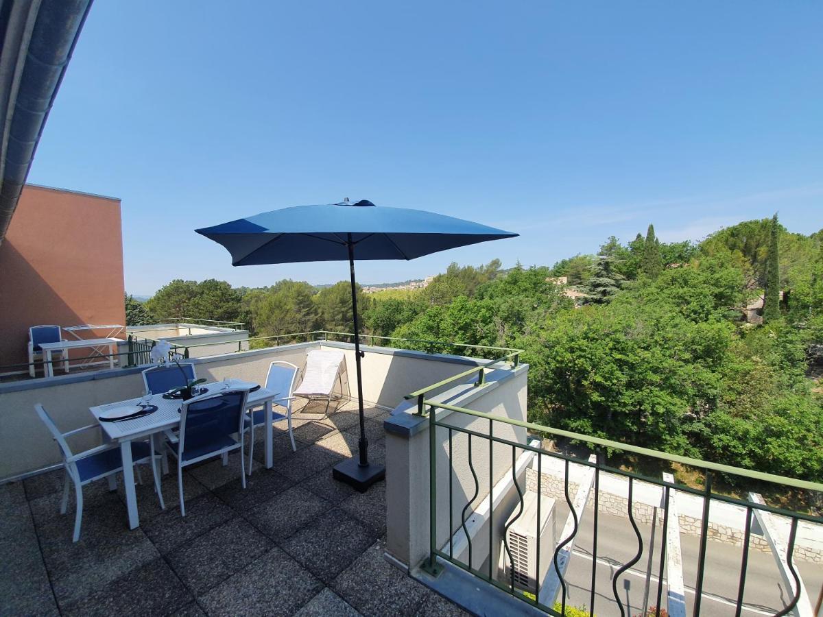 Le Blanc-Martel - Piscine, Climatisation & Parking Appartement Gréoux-les-Bains Buitenkant foto