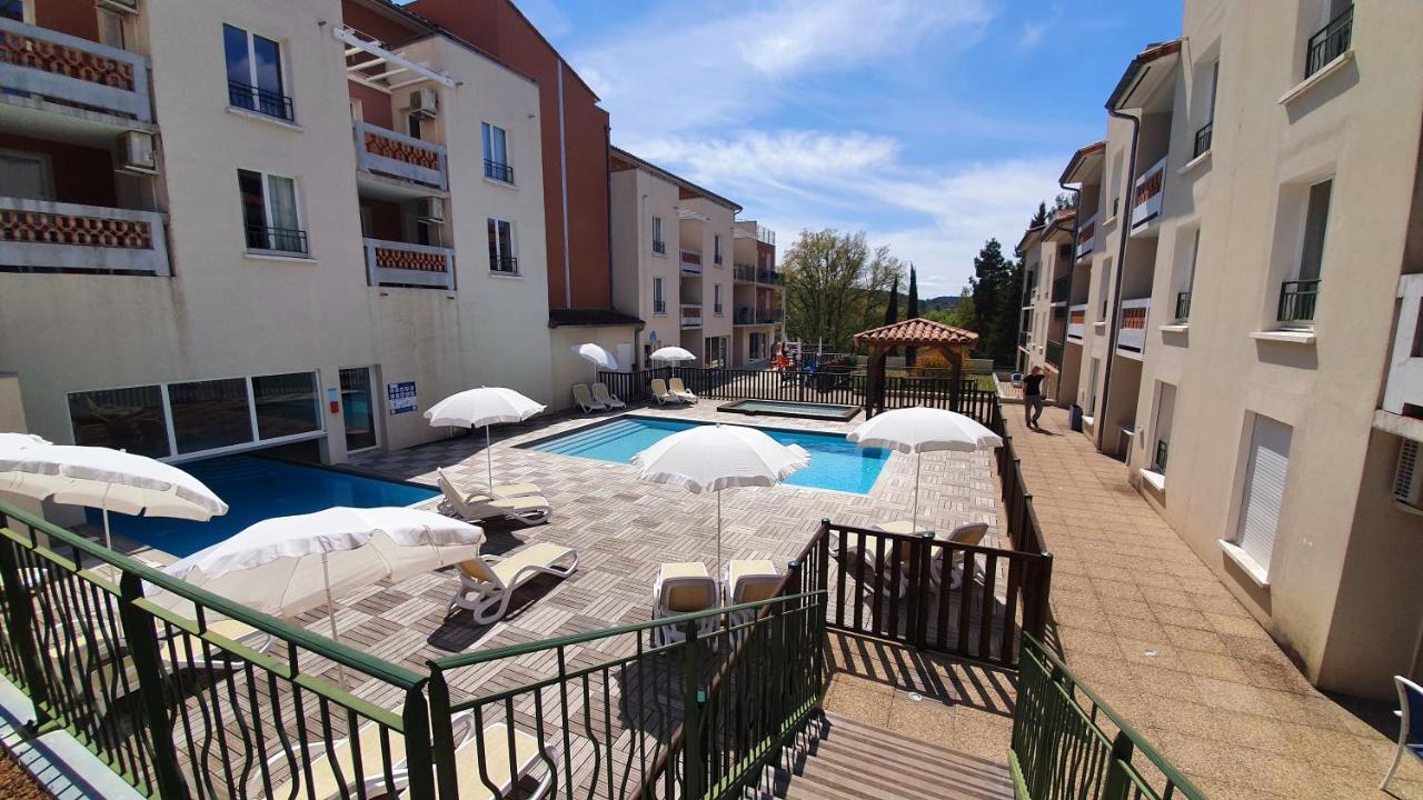 Le Blanc-Martel - Piscine, Climatisation & Parking Appartement Gréoux-les-Bains Buitenkant foto