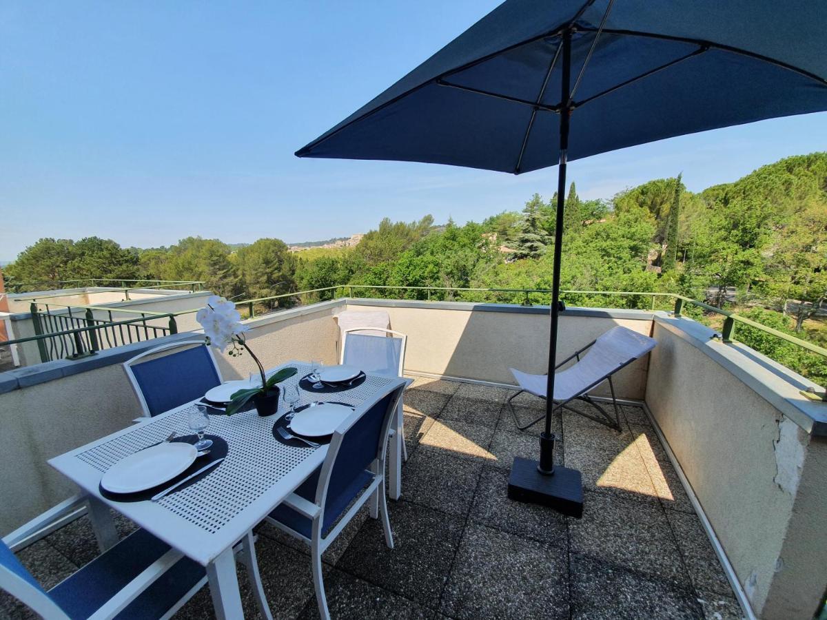 Le Blanc-Martel - Piscine, Climatisation & Parking Appartement Gréoux-les-Bains Buitenkant foto